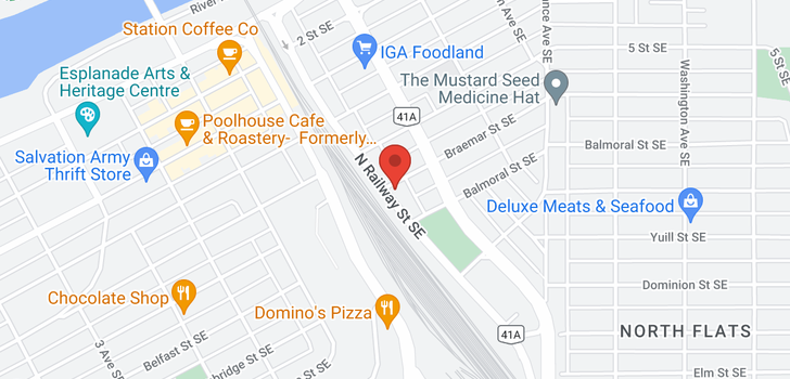map of 505A North Railway Street SE